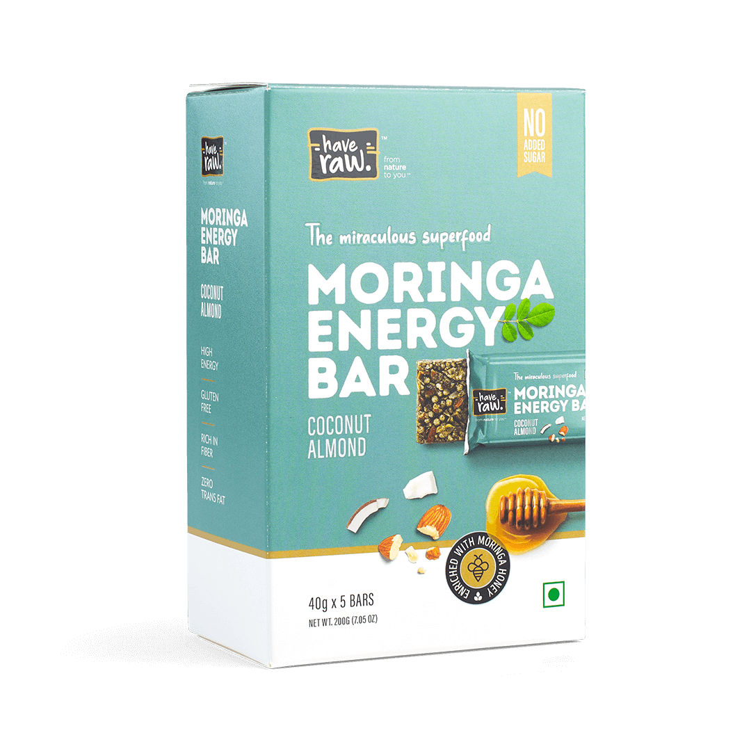 Moringa Energy Bar Coconut Almond - Box of 5